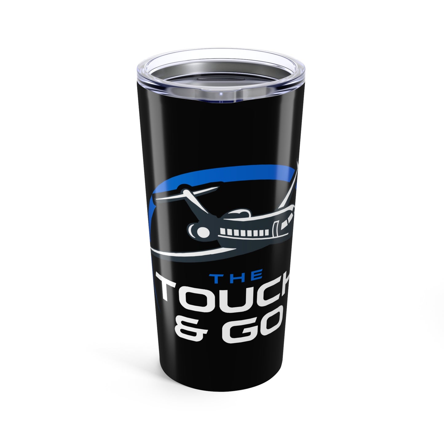 20oz Travel Tumbler - Touch & Go - Perfect for Pilots & Aviation Lovers